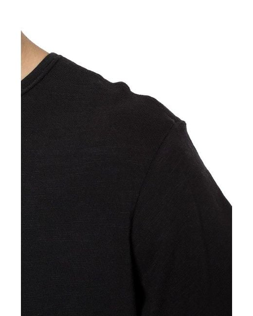 Rag & Bone Black Crewneck Short-Sleeved T-Shirt for men