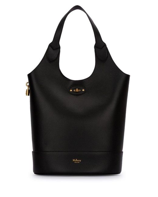 Mulberry Small Lily Top Handle Bag in Black | Lyst UK