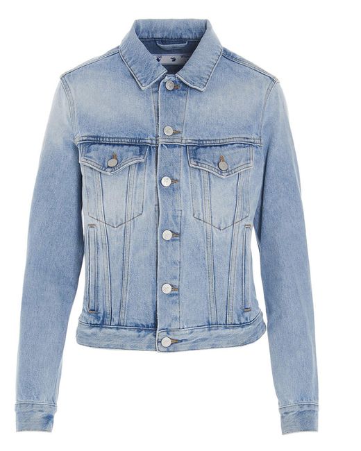 off white flower jacket