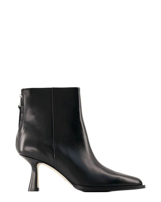 ショートブーツ・ブーティ aeyde Kala Ankle Boots - Aeyde - Leather - Black Aeyde Aeyde Kala Zip Ankle Boots in Black | Lyst