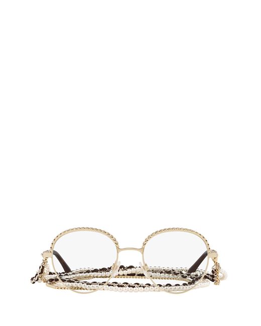 Chanel Metallic Pantos Eyeglasses