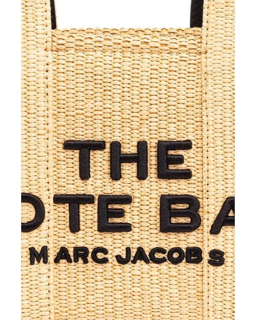 Marc Jacobs Metallic 'the Tote Small' Shopper Bag,