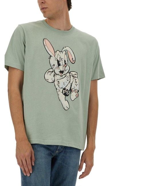 Paul Smith Green Regular Fit T-Shirt for men