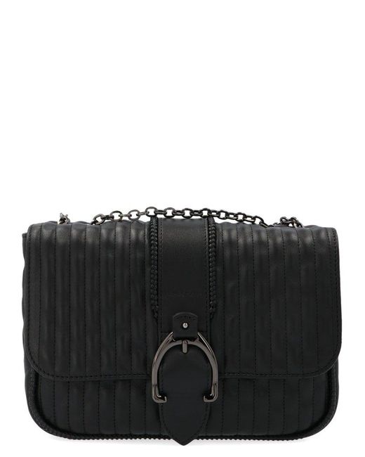 Longchamp Black Chain Strap Shoulder Bag