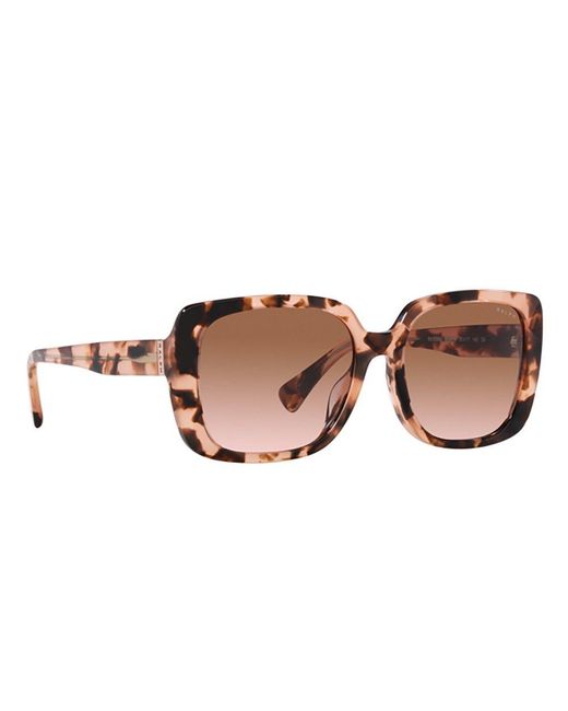 Ralph Lauren Pink Rectangular Frame Sunglasses