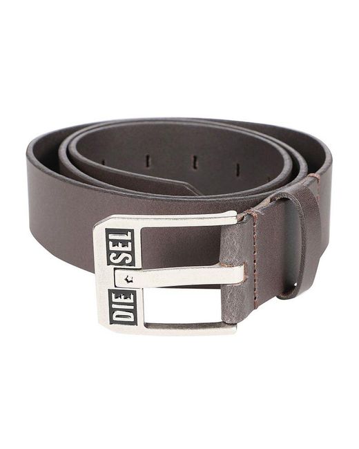 diesel bluestar leather belt