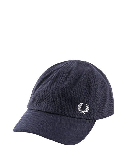 Fred Perry Blue Crest-embroidered Baseball Cap for men