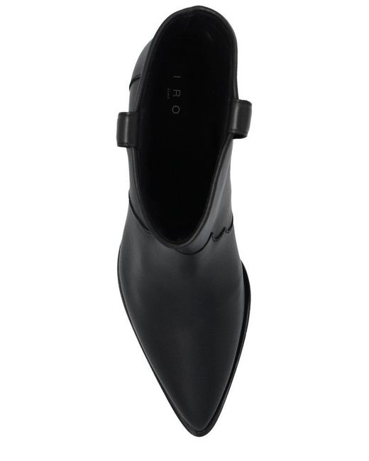 IRO Black 'opale' Heeled Ankle Boots,