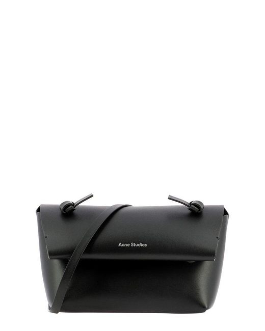 Acne Black Knot Detailed Mini Shoulder Bag