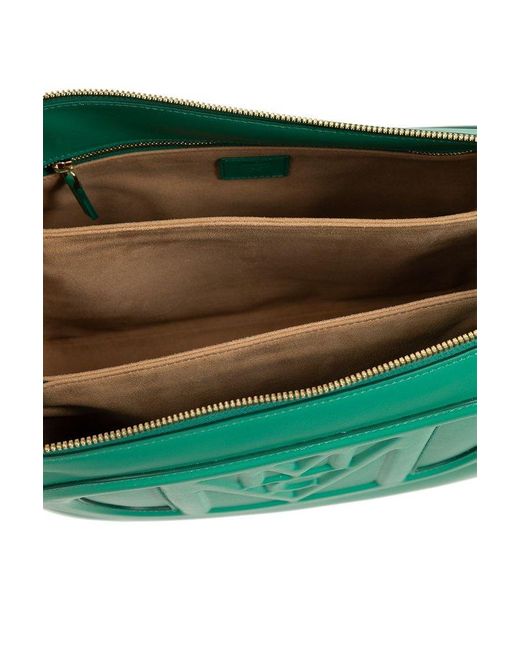 MCM Green 'mode Travia' Shoulder Bag