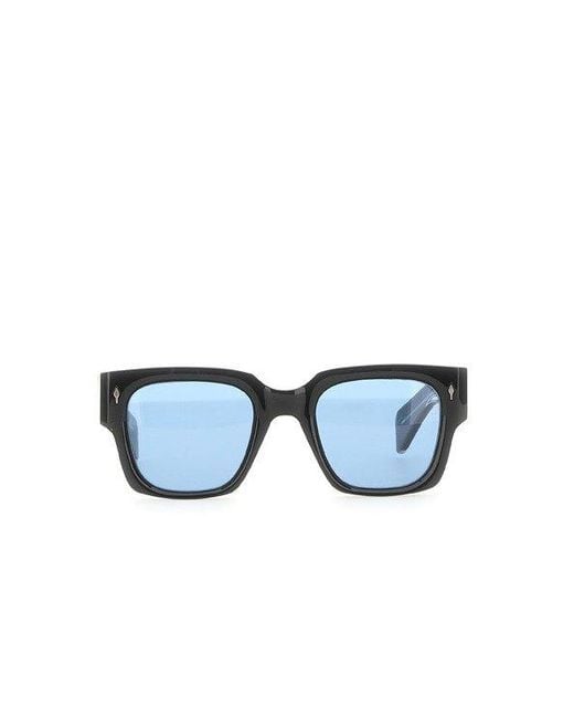 Jacques Marie Mage Blue Square-frame Sunglasses