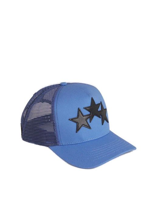 Amiri Blue Stars Trucker Cap for men