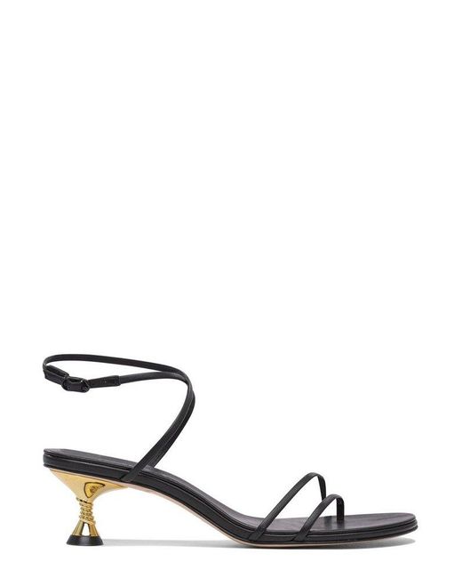 STUDIO AMELIA Helix Sandals in Black | Lyst
