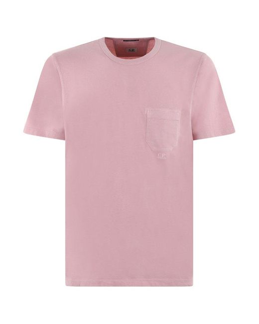 C P Company Pink T-shirt for men