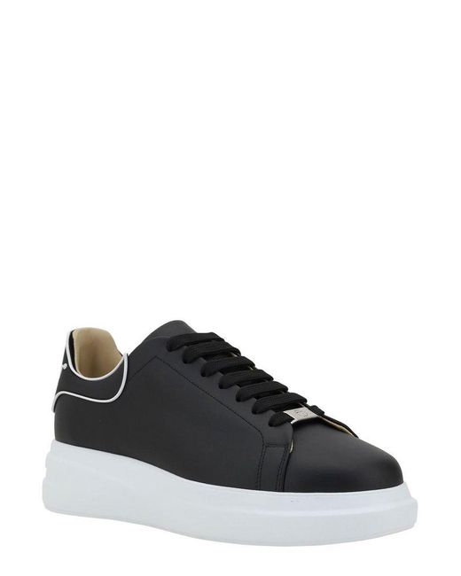 Philipp Plein Black Megastar Low-Top Sneakers for men