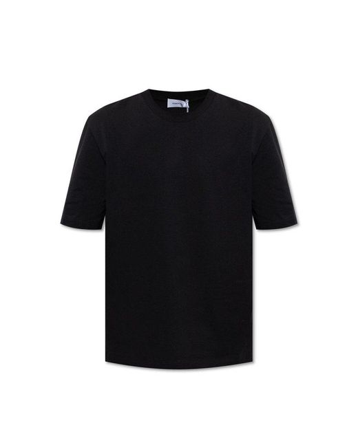 Ferragamo Black Short-sleeved Crewneck T-shirt for men