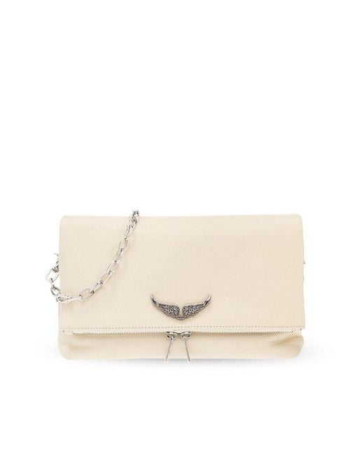 Zadig & Voltaire Natural 'rocky Swing Your Wings' Shoulder Bag