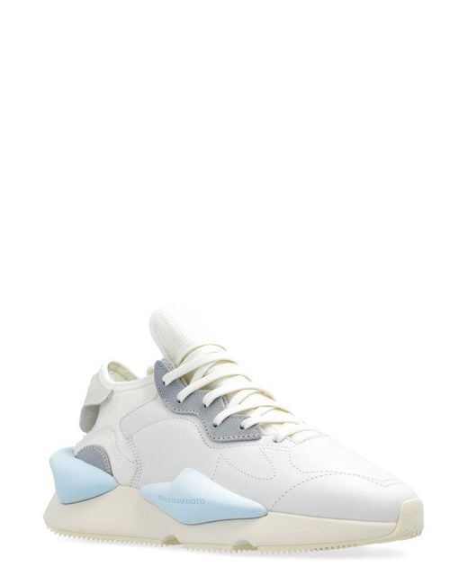 Y-3 White 'kaiwa' Sneakers, for men