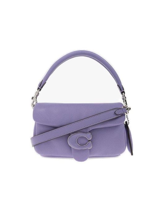 COACH Purple 'pillow Tabby 18' Shoulder Bag