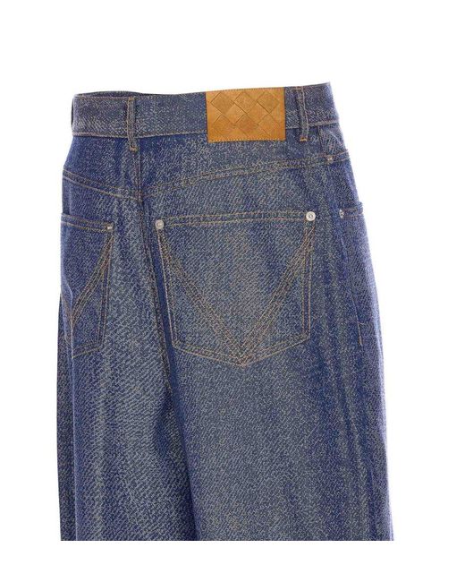 Bottega Veneta Trousers in Blue | Lyst