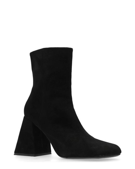 Vic Matié Black Sculpted Heel Pumps