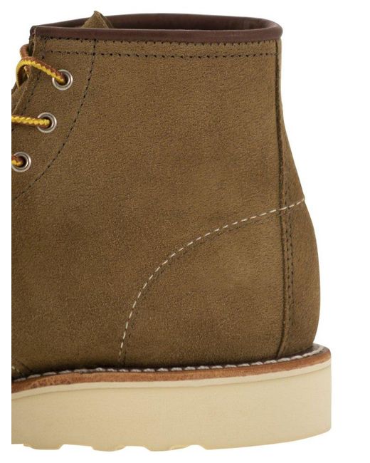 Red Wing Brown Wing Classic Moc Suede Ankle Boot