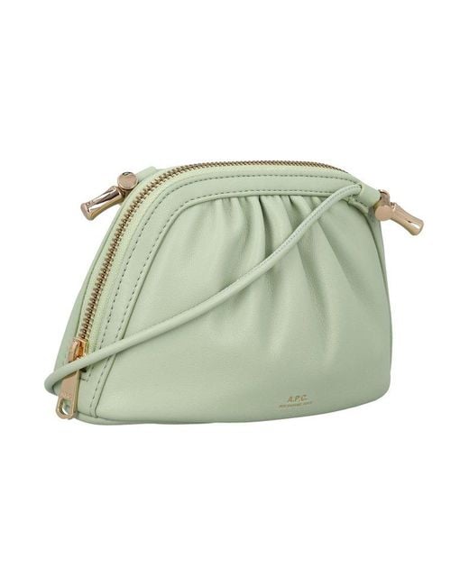 A.P.C. Green Small Ninon Bag