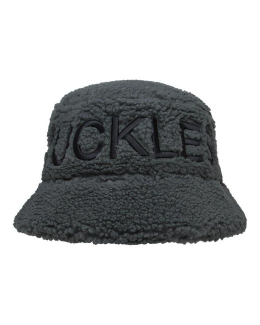 Moose Knuckles Logo Embroidered Bucket Hat in Black for Men | Lyst