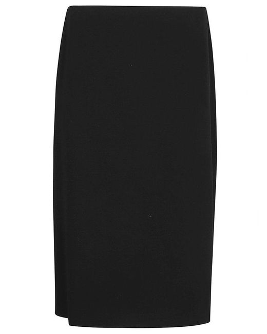 Ralph Lauren Black Collection Rear-slit Pencil Skirt
