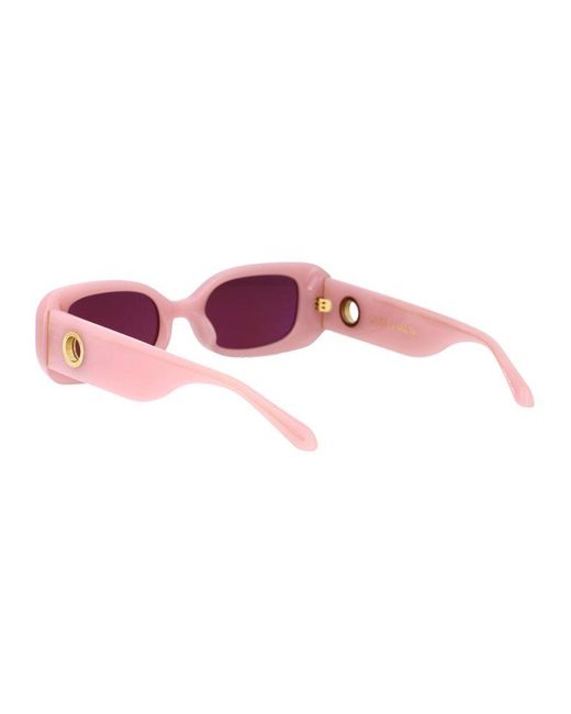 Linda Farrow Pink Sunglasses