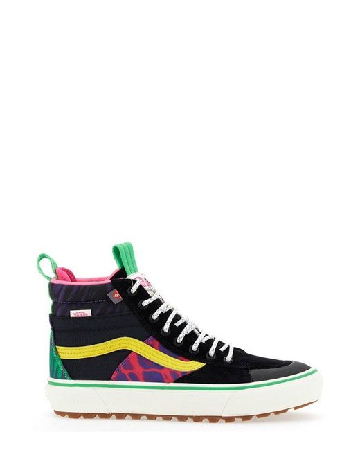 Vans Green Sk8 High-top Lace-up Sneakers for men