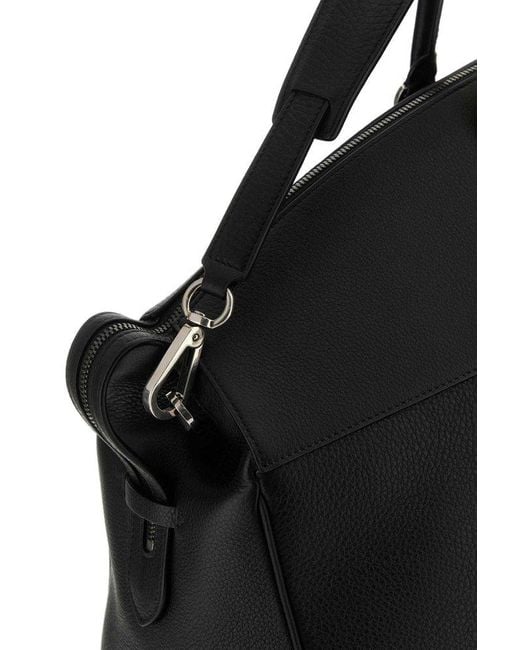 The Row Black Zipped Travel Bag