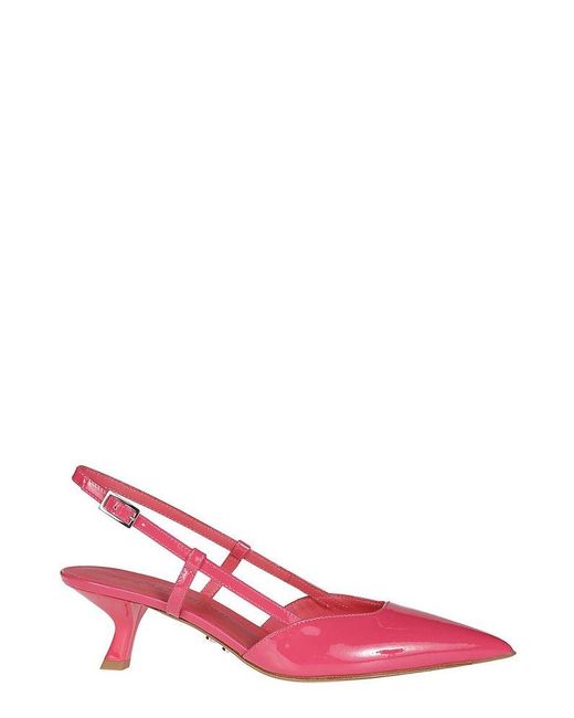 Sergio Levantesi Pink Coral Slingback Pumps