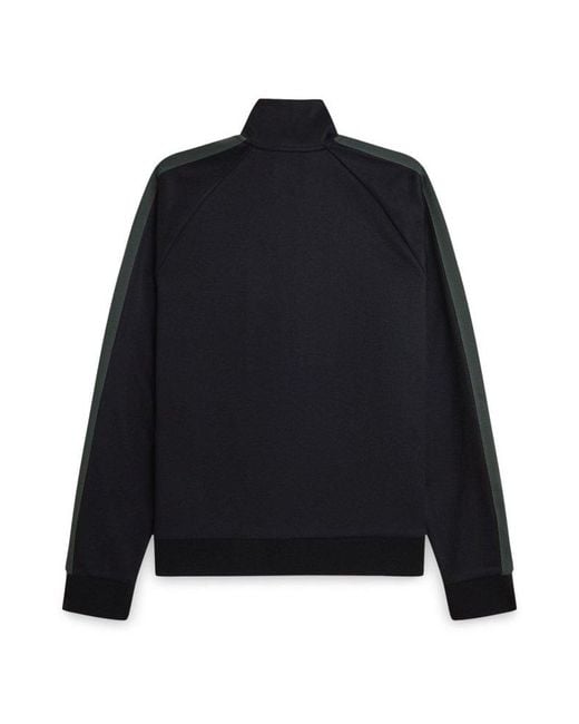 Fred Perry Black Track Jacket for men