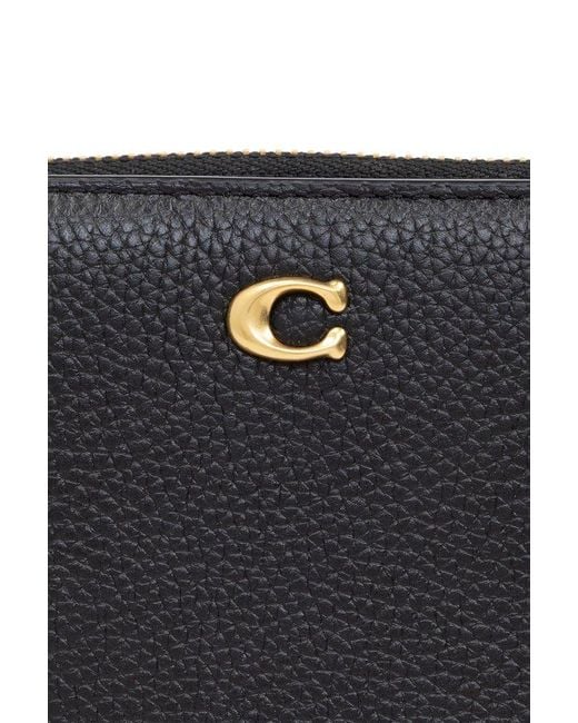 COACH Black Leather Wallet,