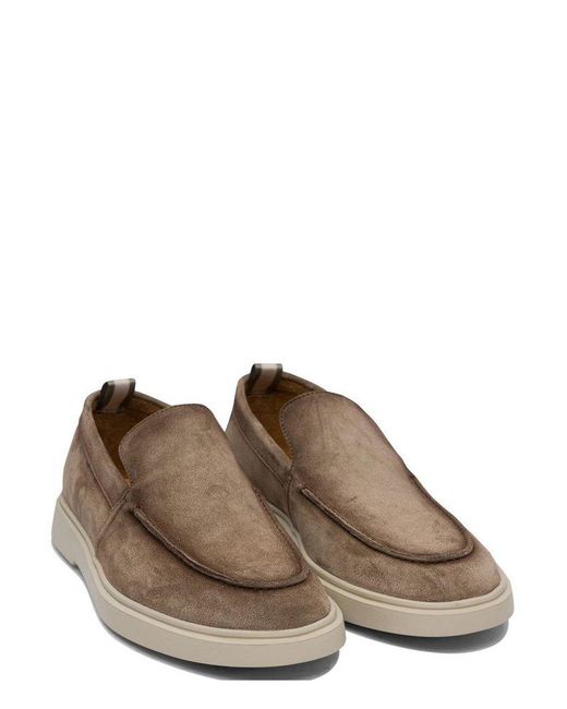 Officine Creative Brown Slip-On Loafers for men