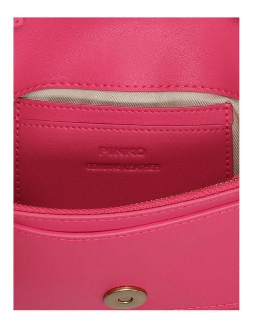 Pinko Pink Love Crossbody Bag