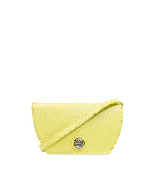Furla Yellow Sfera Mini Shoulder Bag
