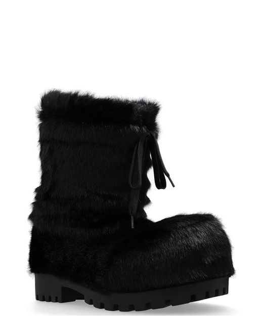 Balenciaga Black Alasca Low Snow Boots