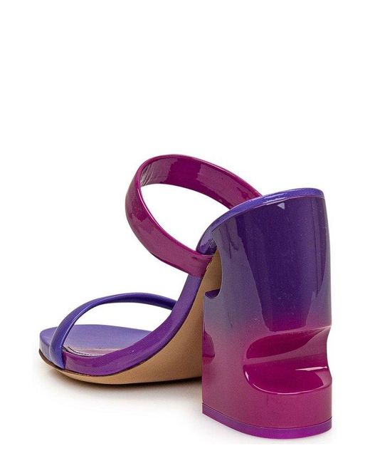 Off-White c/o Virgil Abloh Purple Shade Meteor Mules