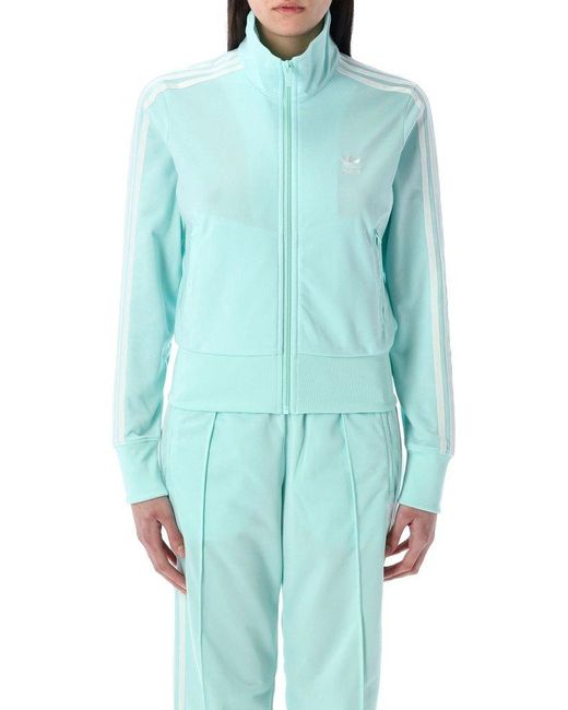 Adidas Originals Blue Adicolor Classics Firebird High-Neck Sweatshirt
