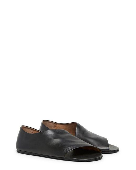 Marsèll Black Arsella Slip-on Flat Sandals for men