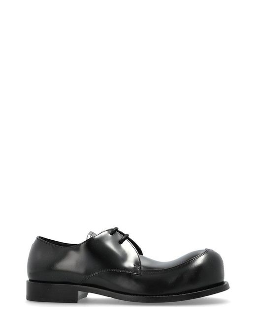 Marni Black Round Toe Lace-Up Shoes for men