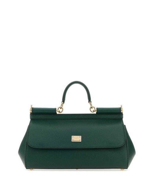 Dolce & Gabbana Green Sicily Crossbody Bag
