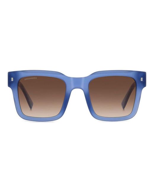 DSquared² Black Square Frame Sunglasses for men