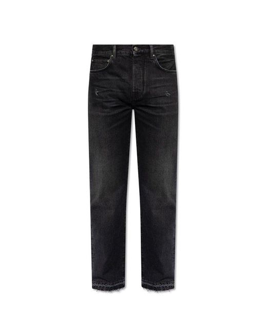 Amiri Black Jeans With A `vintage` Effect, for men