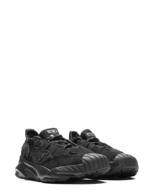 PUMA Black Plexus Pam Lace-Up Sneakers for men