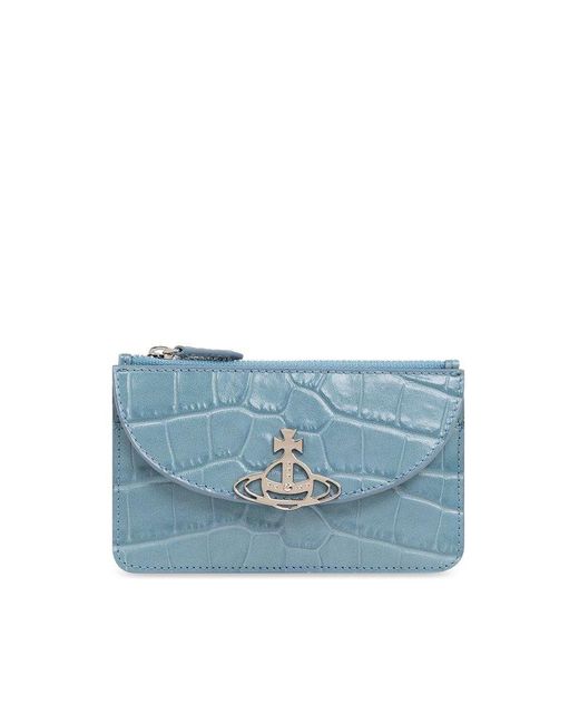 Vivienne Westwood Blue Leather Card Case,