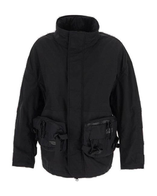 Junya Watanabe Black Pouch Style Pockets Jacket for men