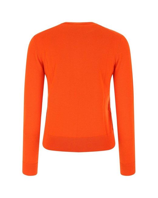 Buttoned Crewneck Cardigan 
